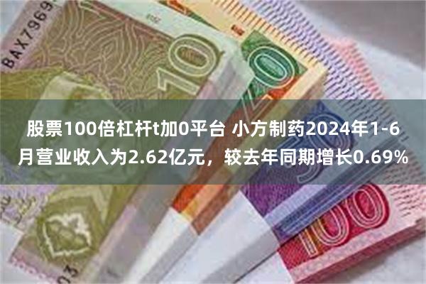 股票100倍杠杆t加0平台 小方制药2024年1-6月营业收入为2.62亿元，较去年同期增长0.69%