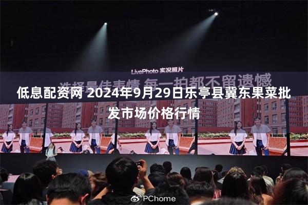 低息配资网 2024年9月29日乐亭县冀东果菜批发市场价格行情